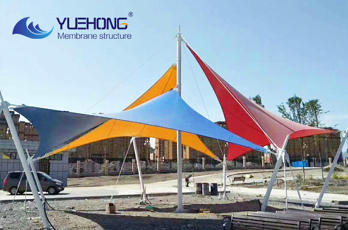 structure membrane paysagère