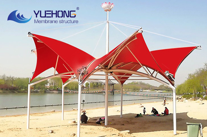 structure membrane paysagère