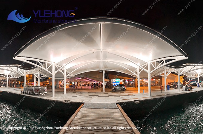 Airport Membrane Structure Video